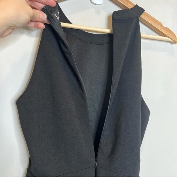 Lulus Womens Size Small Mamacita Black Halter Skater Dress Sleeveless Stretch - Picture 10 of 13